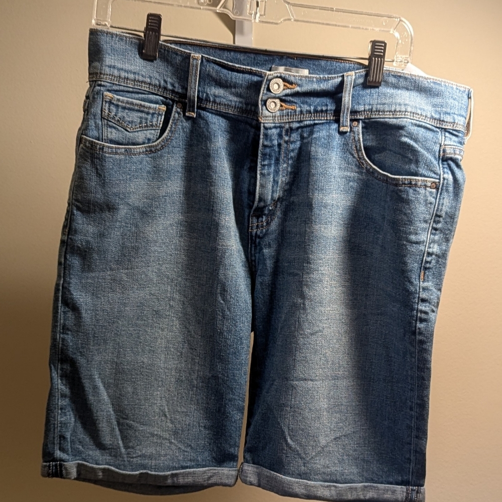 Levi Strauss Blue Denim Shorts Size 12